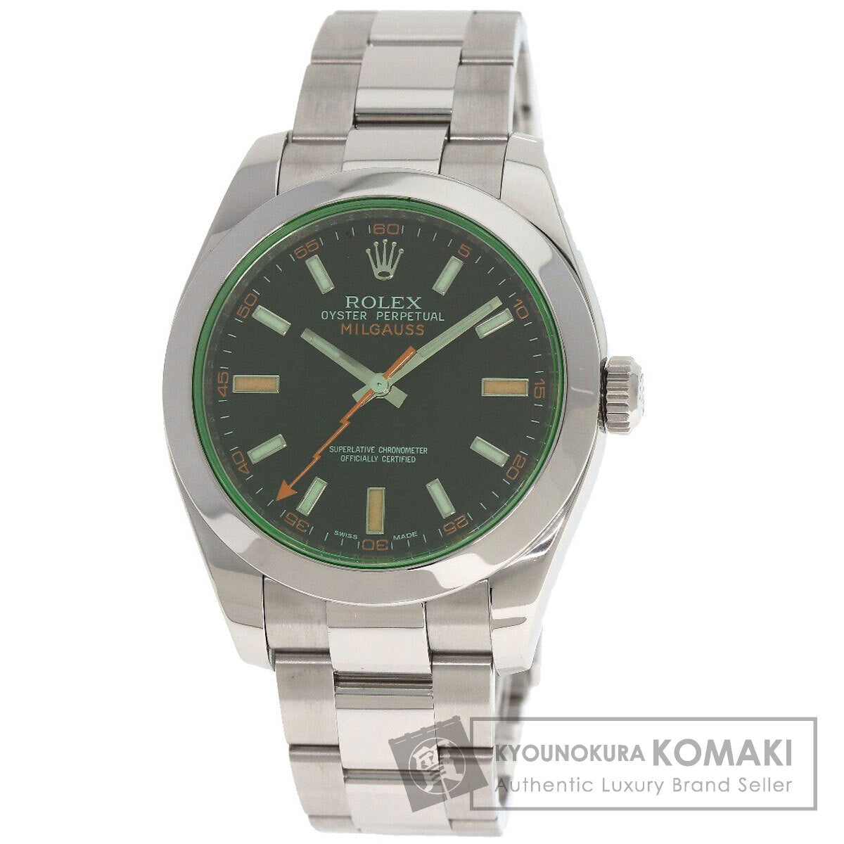 ROLEX Milgauss Watches 116400GV Stainless Steel/Stainless Steel mens