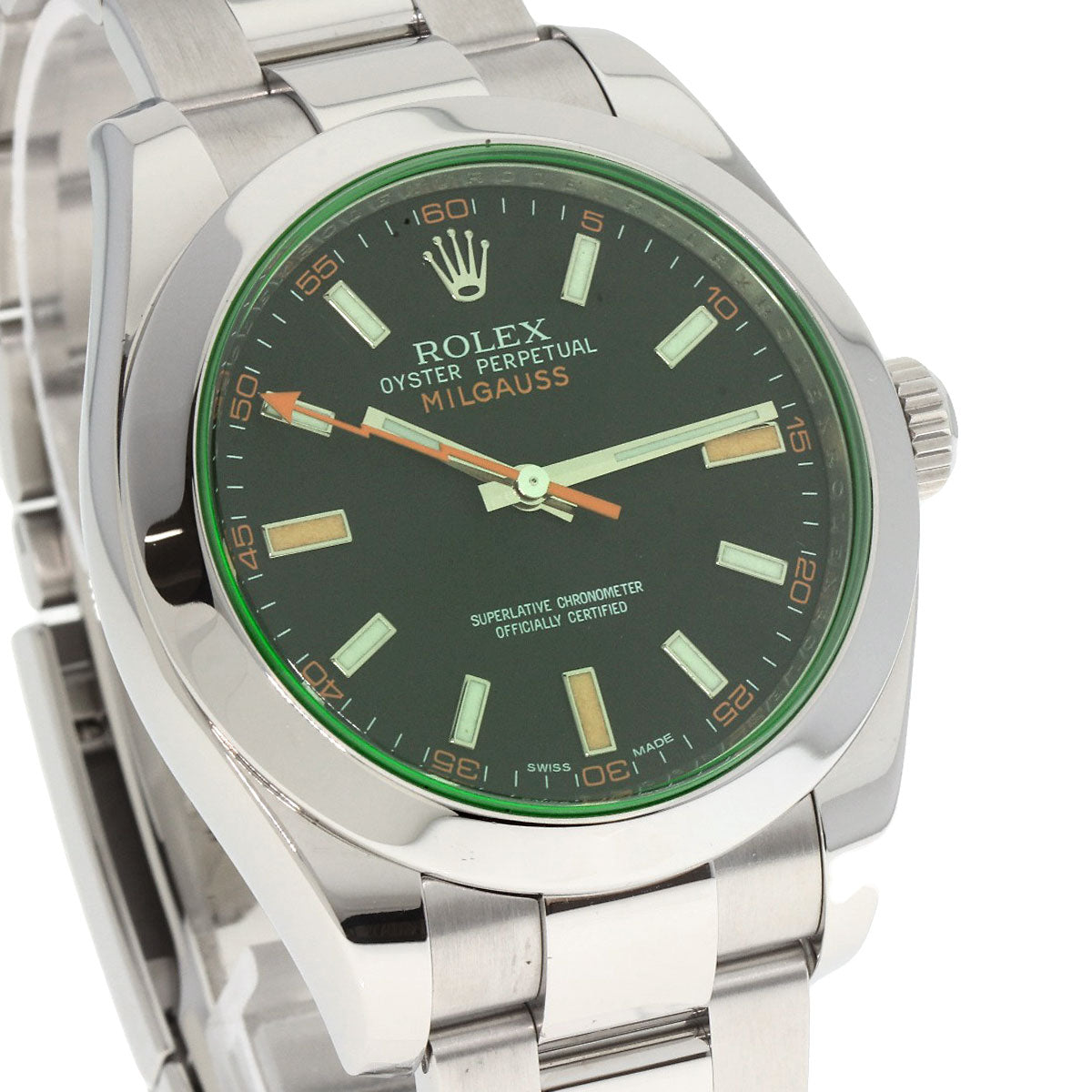 ROLEX Milgauss Watches 116400GV Stainless Steel/Stainless Steel mens