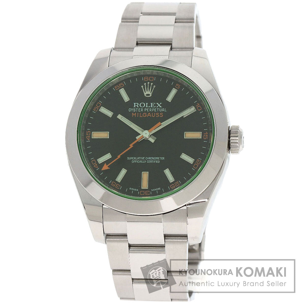 ROLEX Milgauss Watches 116400GV Stainless Steel/Stainless Steel mens