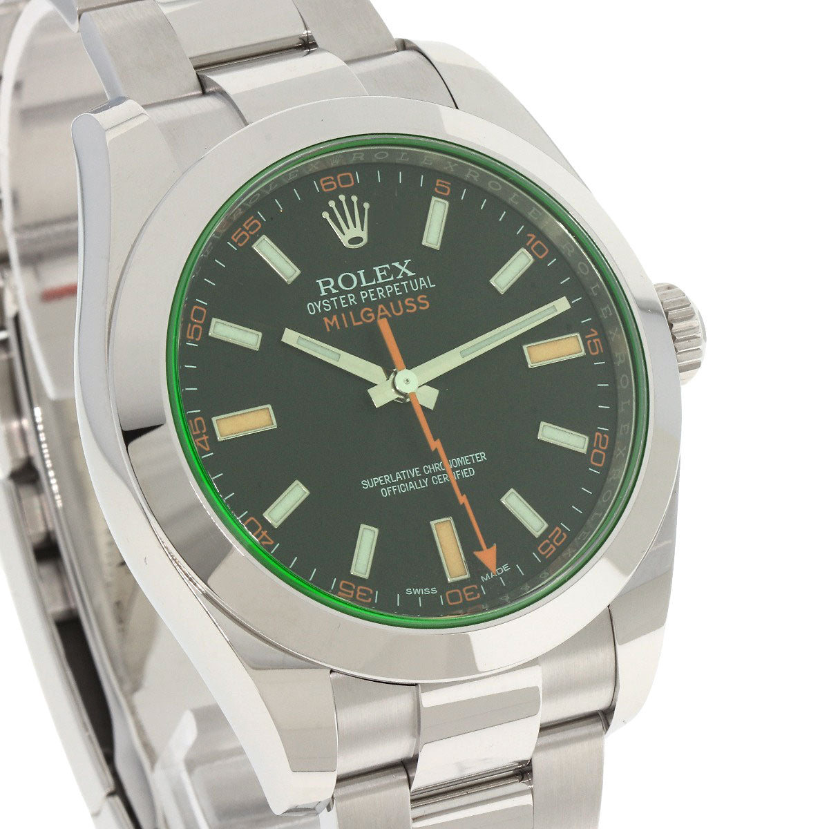 ROLEX Milgauss Watches 116400GV Stainless Steel/Stainless Steel mens