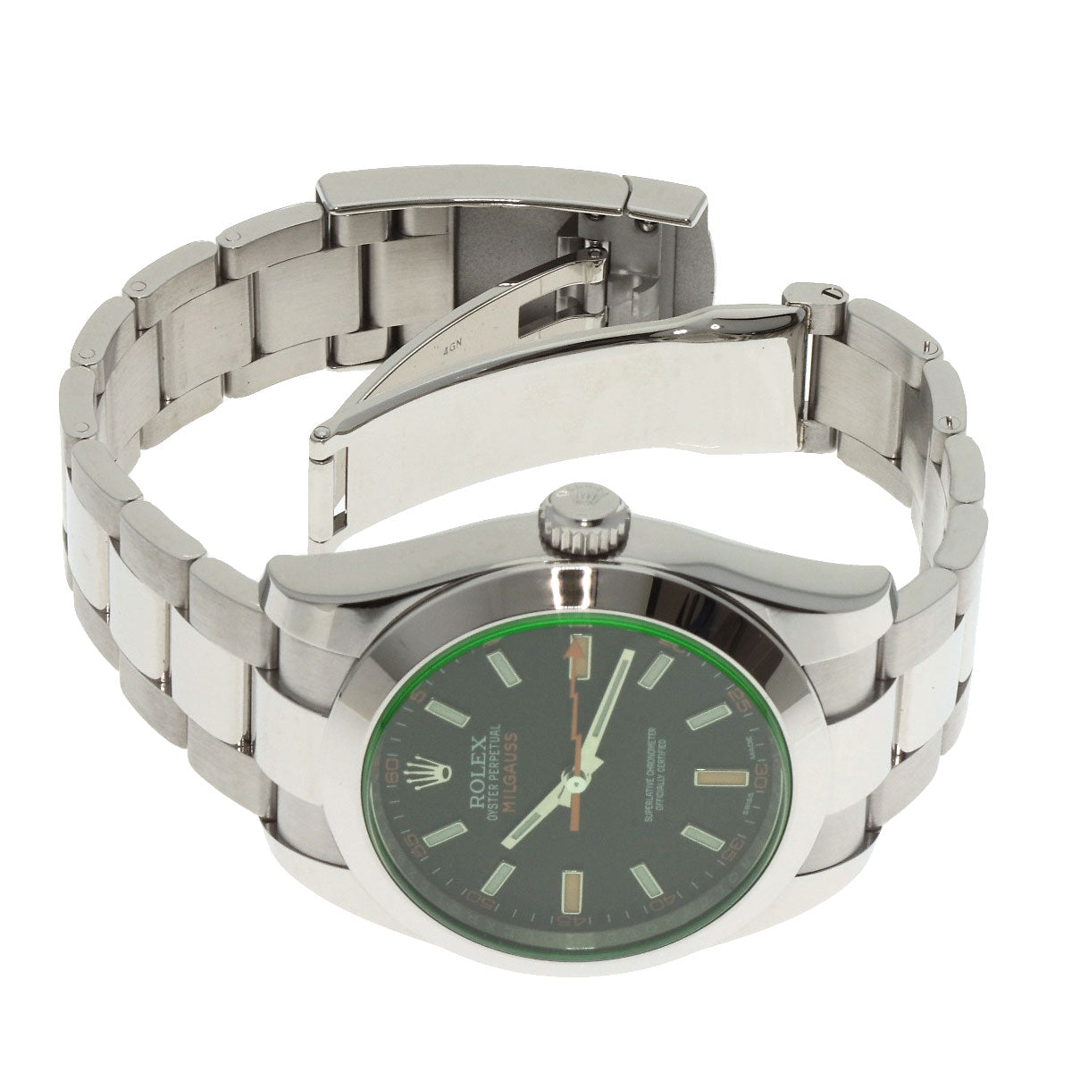 ROLEX Milgauss Watches 116400GV Stainless Steel/Stainless Steel mens