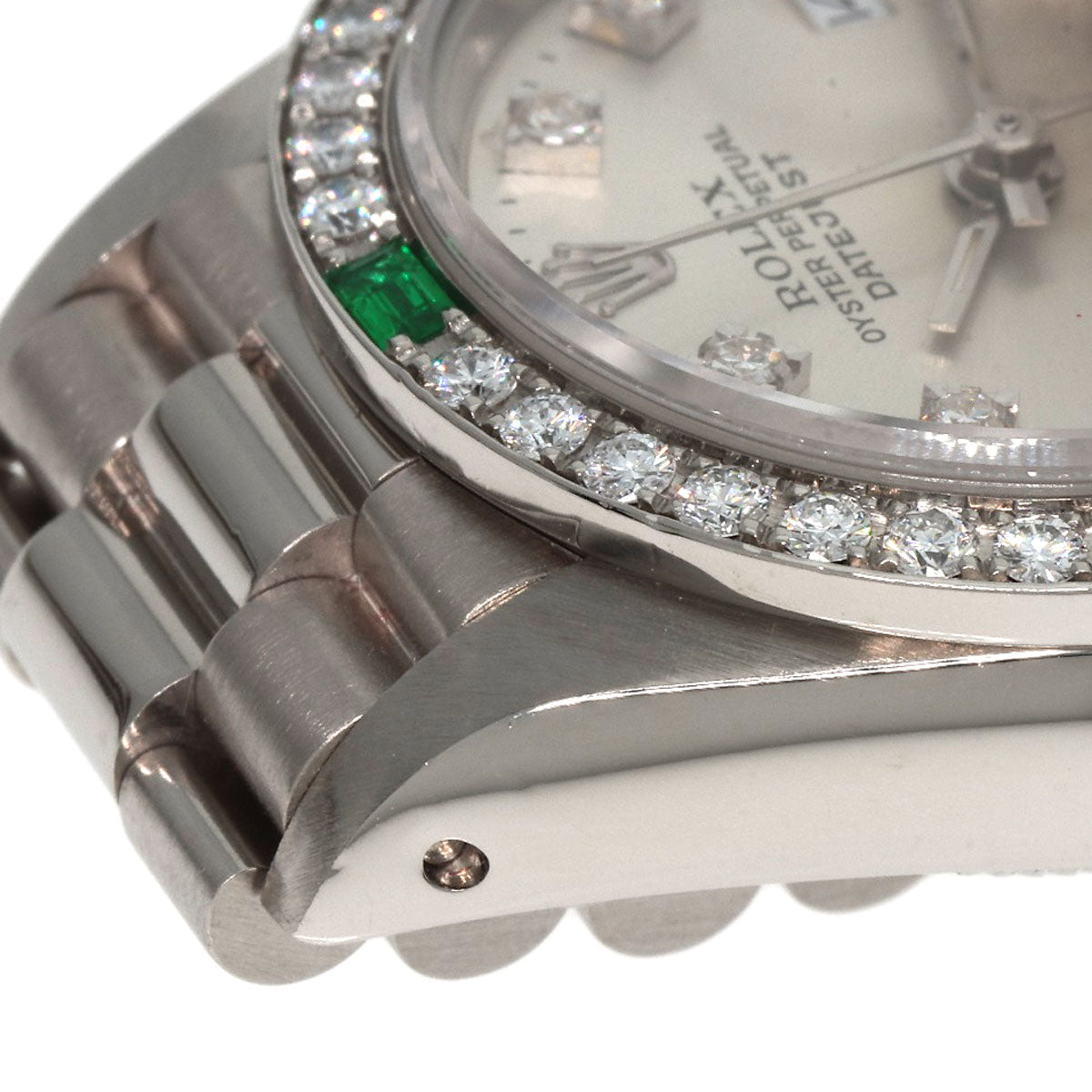 ROLEX Datejust Diamond Emerald Watches 69079G K18 White Gold/K18 White Gold Ladies