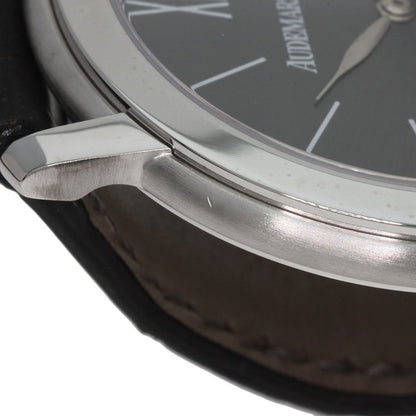 AUDEMARS PIGUET Jules Audemars Extra Flat Watches 15126BC.00.D002CR.01 K18 White Gold/Leather mens