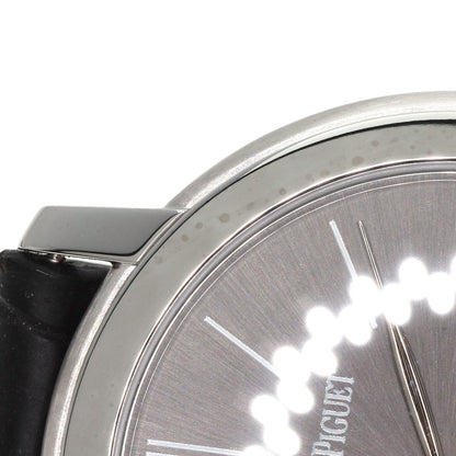 AUDEMARS PIGUET Jules Audemars Extra Flat Watches 15126BC.00.D002CR.01 K18 White Gold/Leather mens