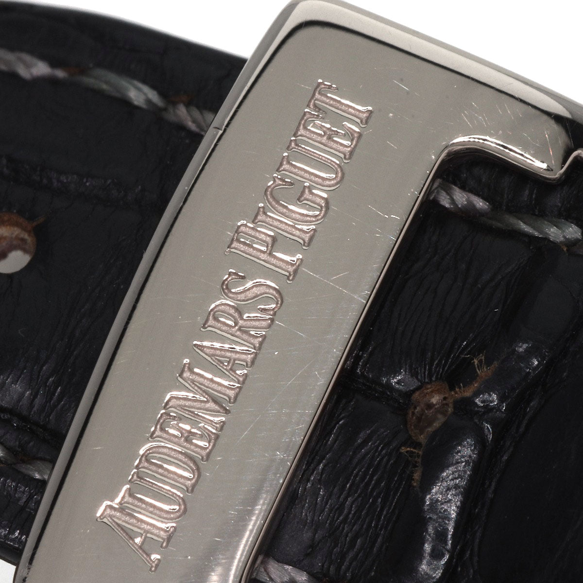 AUDEMARS PIGUET Jules Audemars Extra Flat Watches 15126BC.00.D002CR.01 K18 White Gold/Leather mens