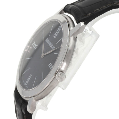 AUDEMARS PIGUET Jules Audemars Extra Flat Watches 15126BC.00.D002CR.01 K18 White Gold/Leather mens