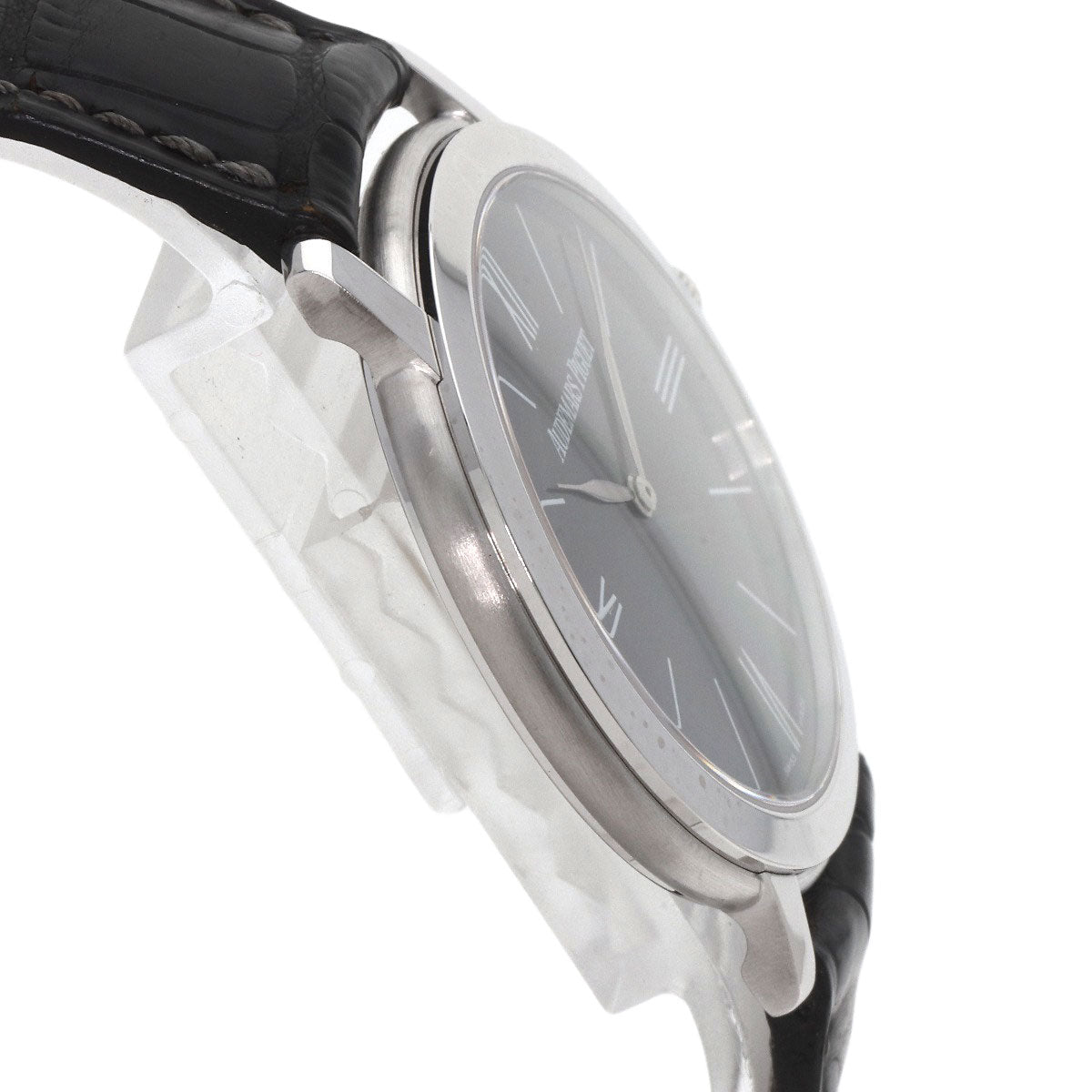 AUDEMARS PIGUET Jules Audemars Extra Flat Watches 15126BC.00.D002CR.01 K18 White Gold/Leather mens