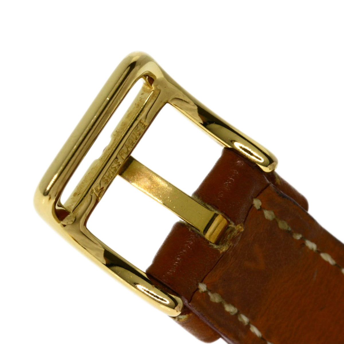 HERMES Kelly watch Watches Gold Plated/Leather Ladies