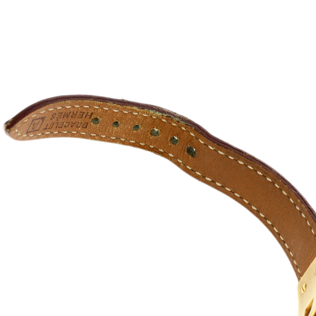 HERMES Kelly watch Watches Gold Plated/Leather Ladies