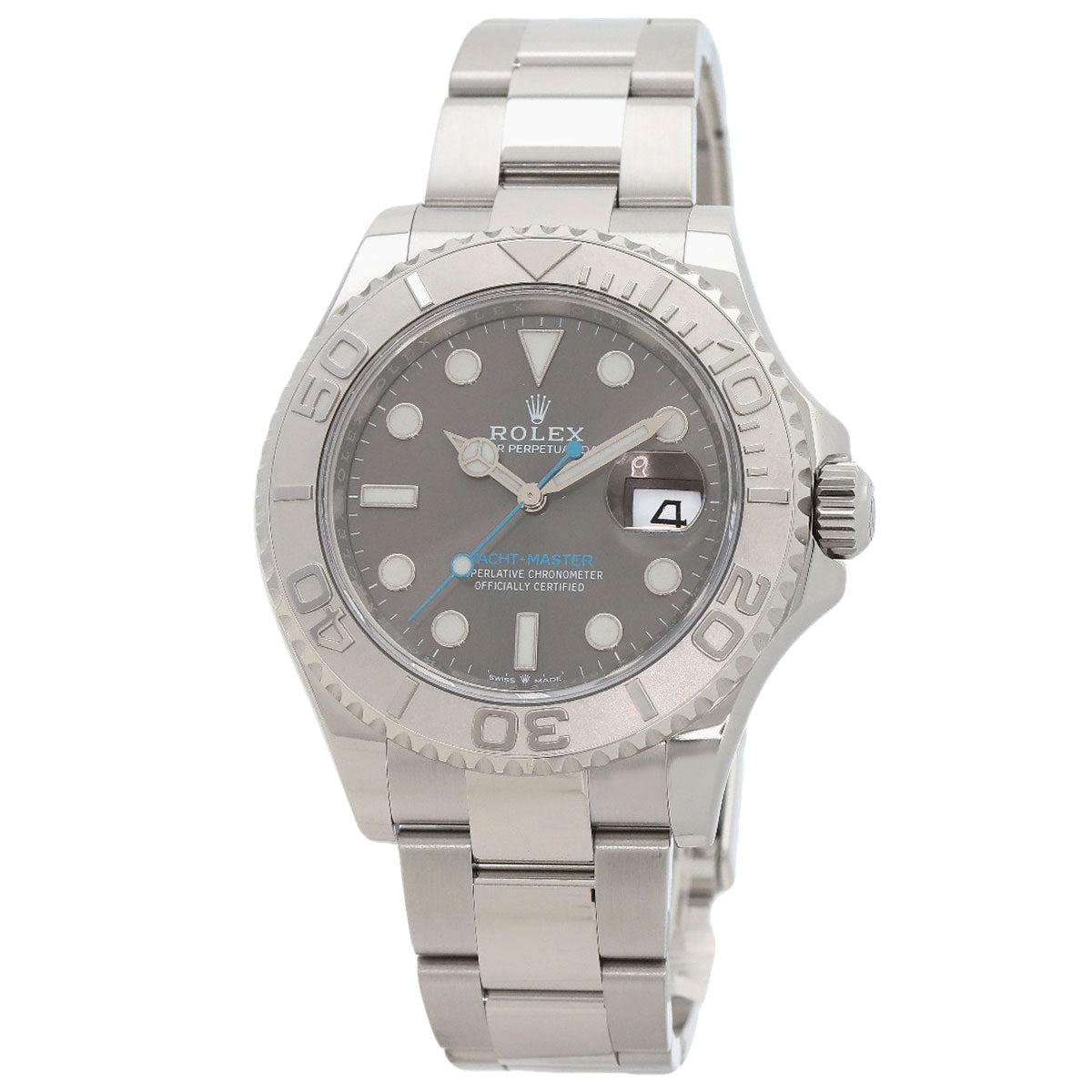 ROLEX Yacht-Master 40 Dark Rhodium Slate Watches 126622 Stainless Steel/Stainless Steel mens