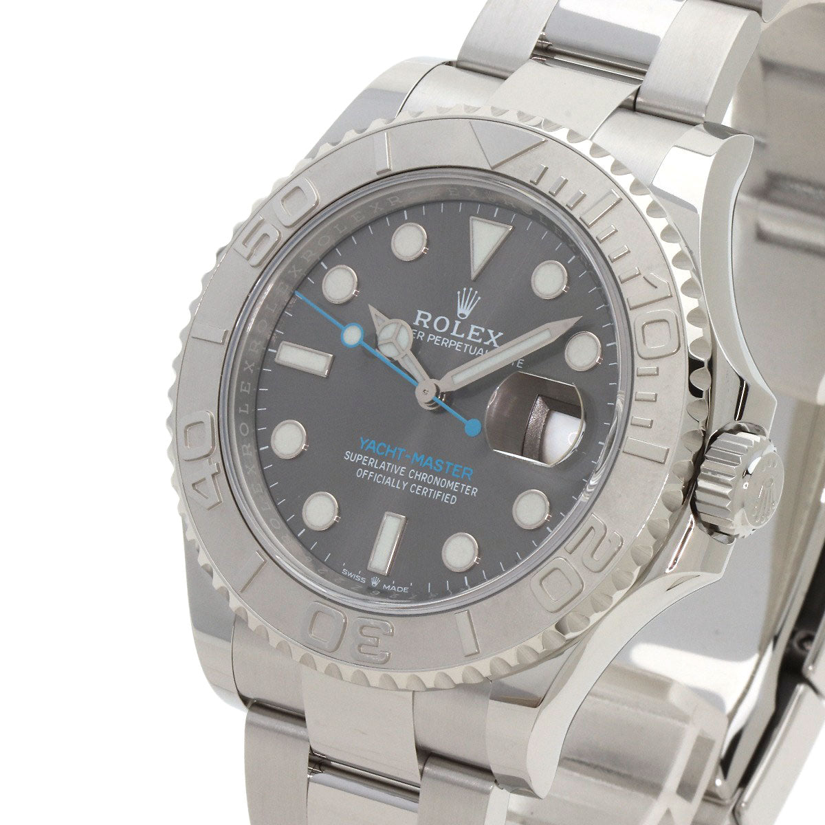 ROLEX Yacht-Master 40 Dark Rhodium Slate Watches 126622 Stainless Steel/Stainless Steel mens