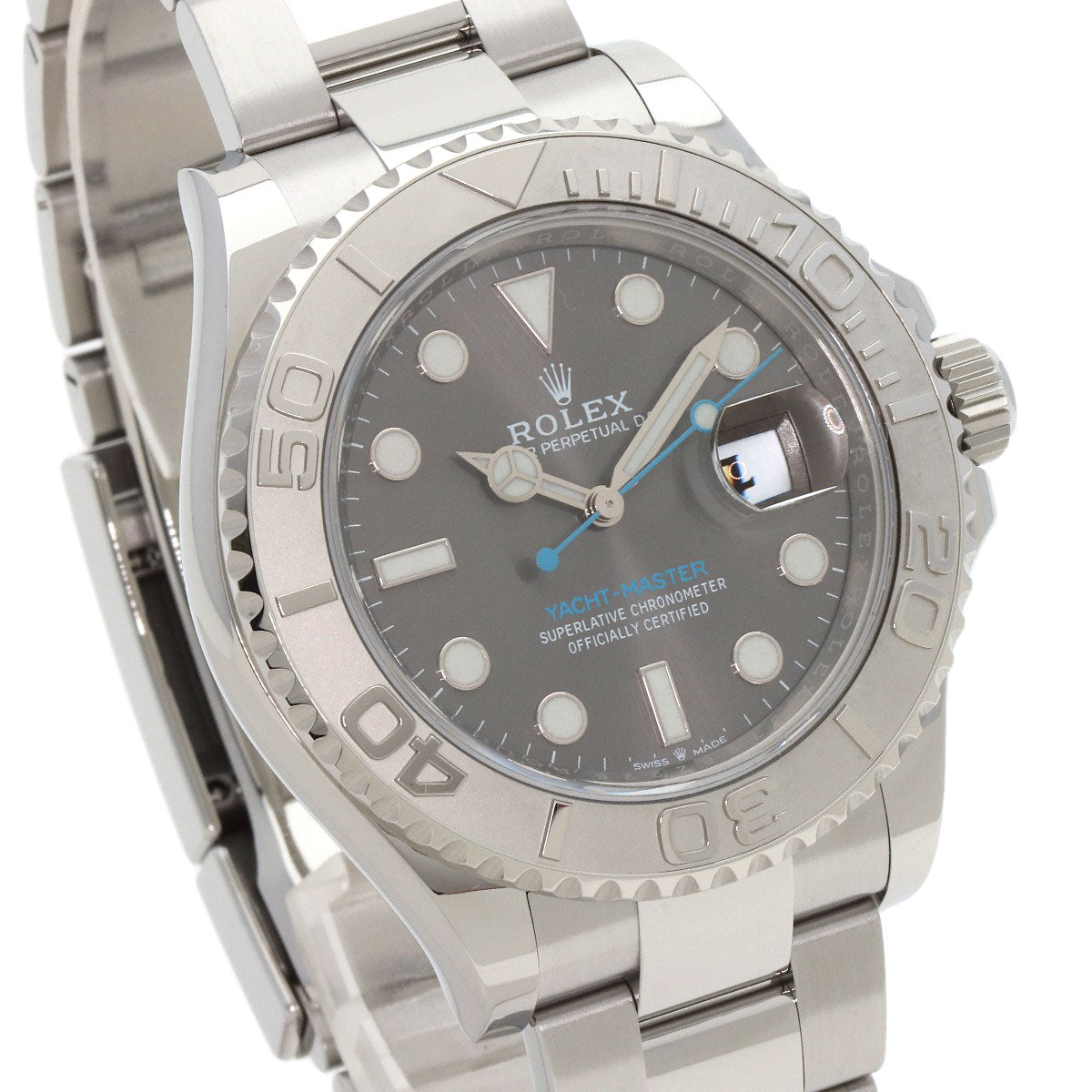 ROLEX Yacht-Master 40 Dark Rhodium Slate Watches 126622 Stainless Steel/Stainless Steel mens