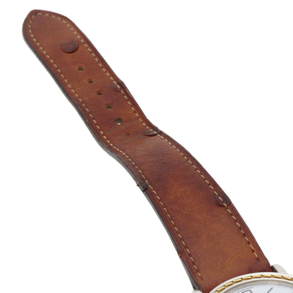 HERMES Serie Watches Stainless Steel/Leather mens