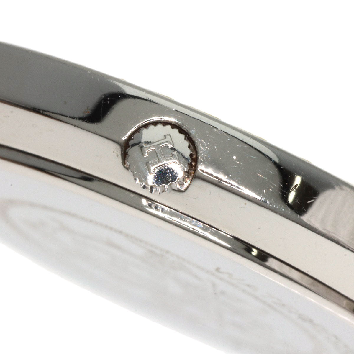 HERMES Serie Watches Stainless Steel/Leather mens