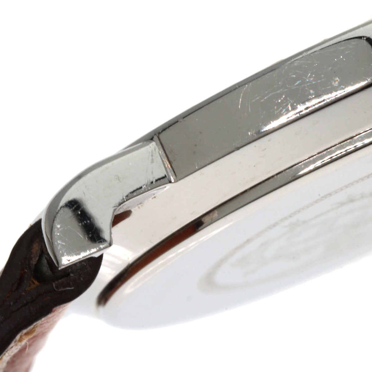 HERMES Serie Watches Stainless Steel/Leather mens