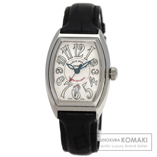 FRANCK MULLER Conquistador Watches 8002LSC Stainless Steel/Leather Ladies