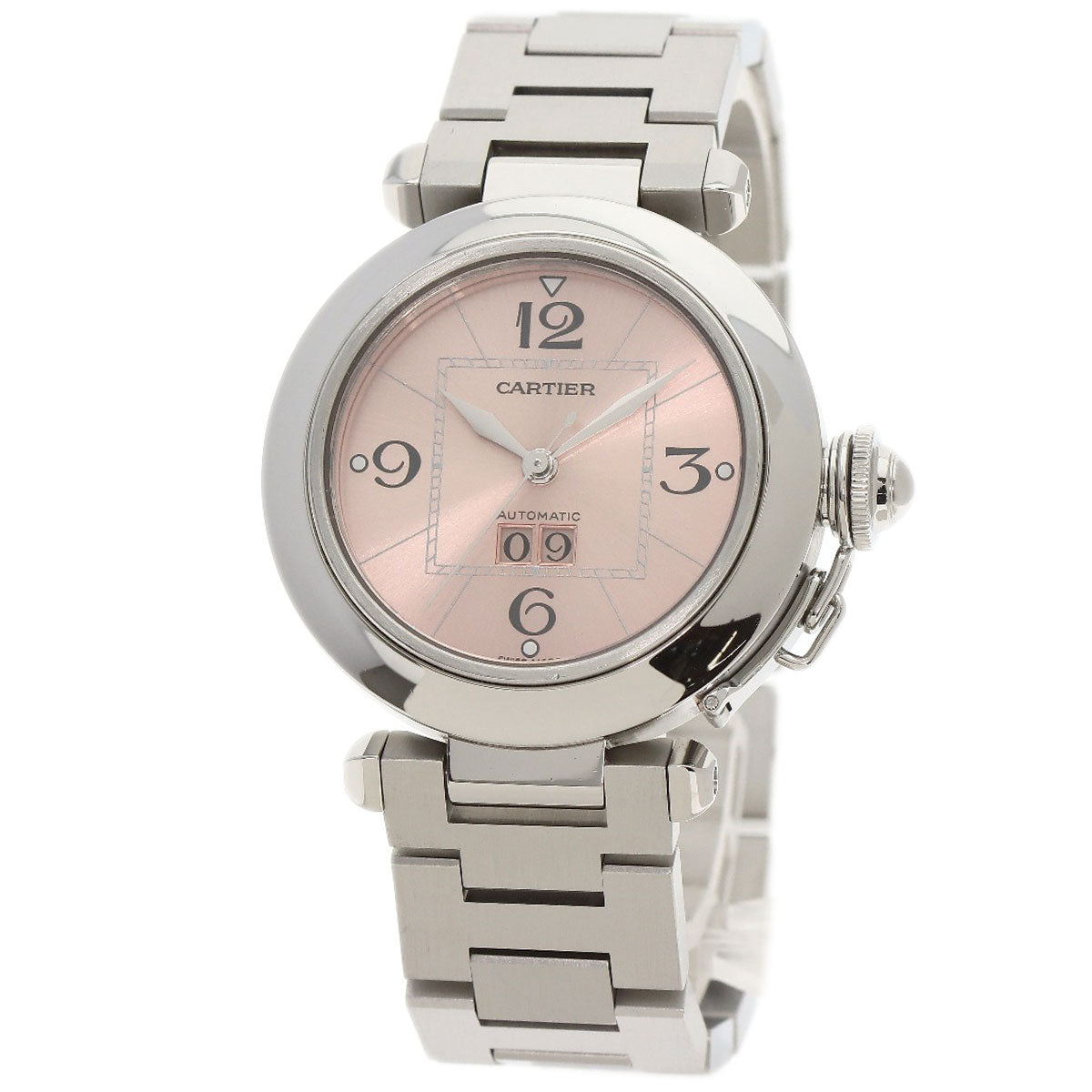 CARTIER Pasha C Big Date Watches W31058M7 Stainless Steel/Stainless Steel mens