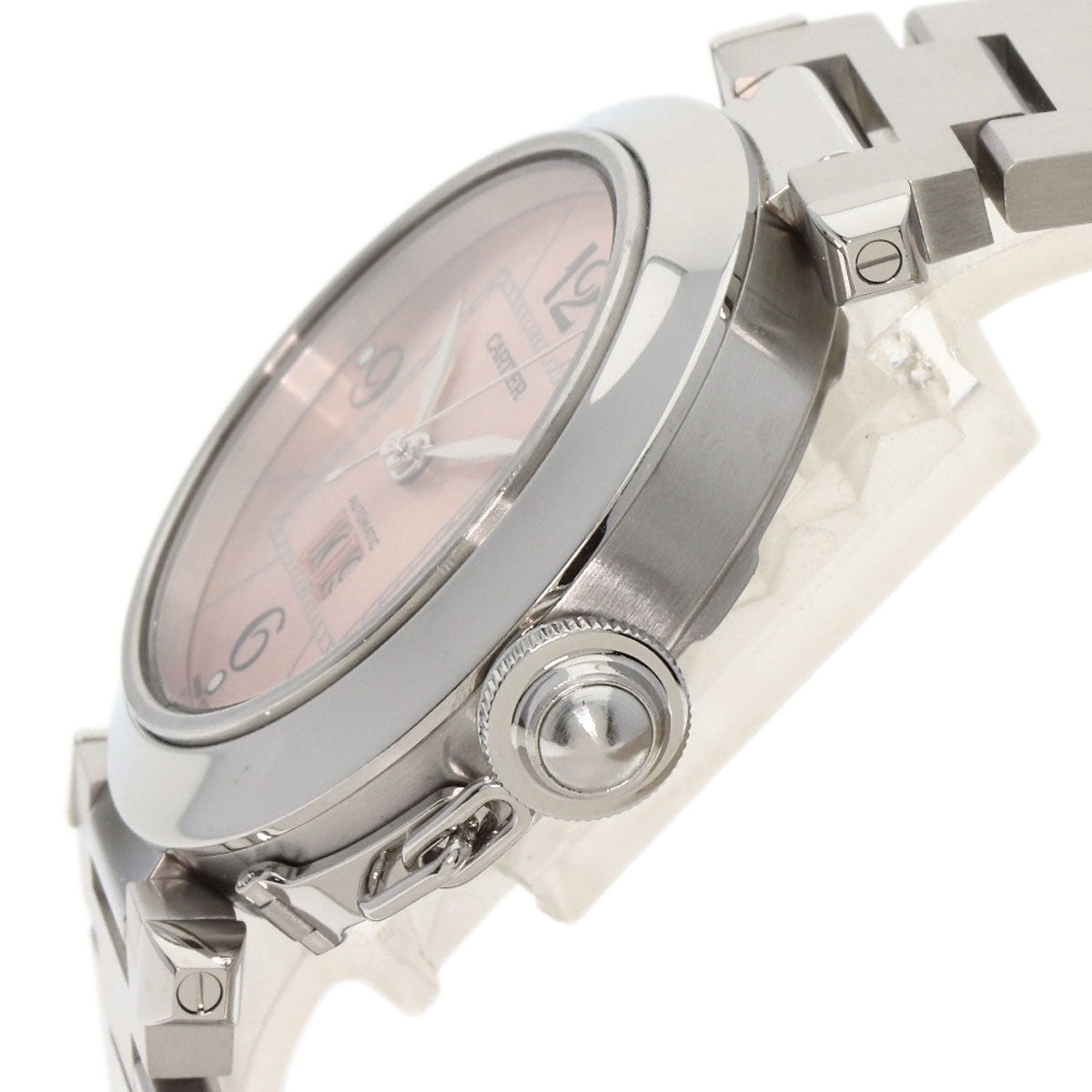 CARTIER Pasha C Big Date Watches W31058M7 Stainless Steel/Stainless Steel mens