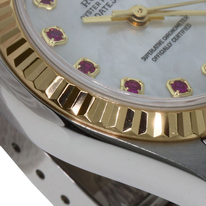 ROLEX Datejust 10P Ruby Watches 79173NGR Stainless Steel/SSxK18YG Ladies