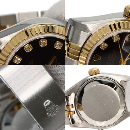 ROLEX DATEJUST 10P Diamond Watches 79173G Stainless Steel/SSxK18YG Ladies