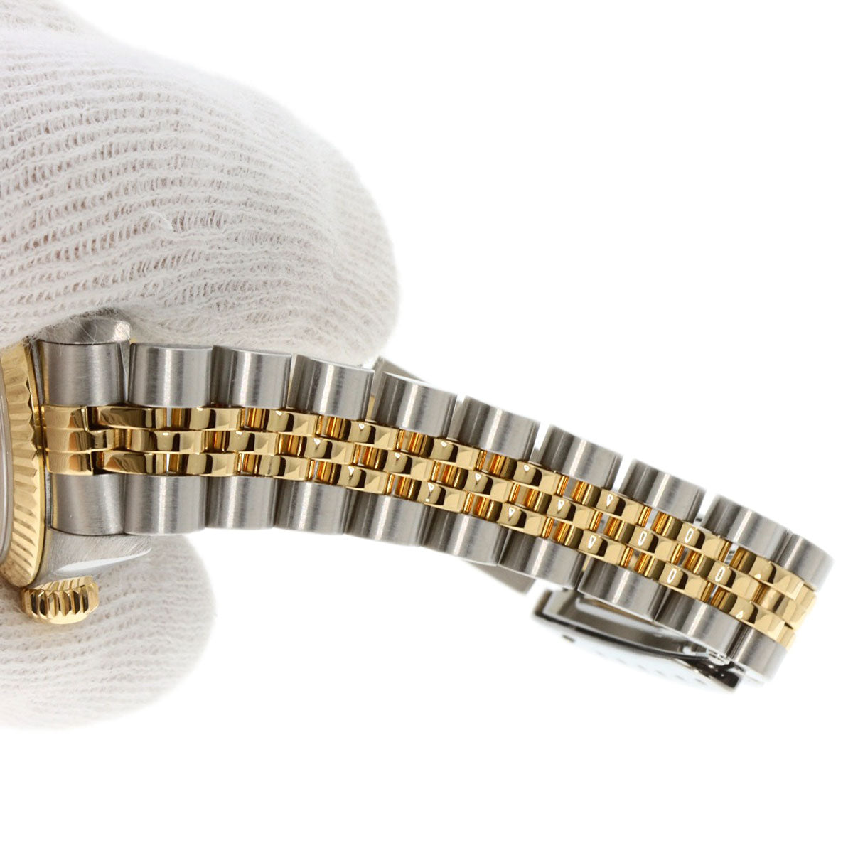 ROLEX DATEJUST 10P Diamond Watches 79173G Stainless Steel/SSxK18YG Ladies