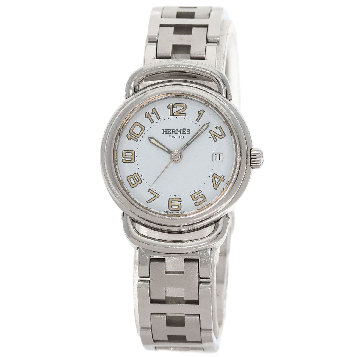 HERMES Pullman Watches PU2.210 Stainless Steel/Stainless Steel Ladies