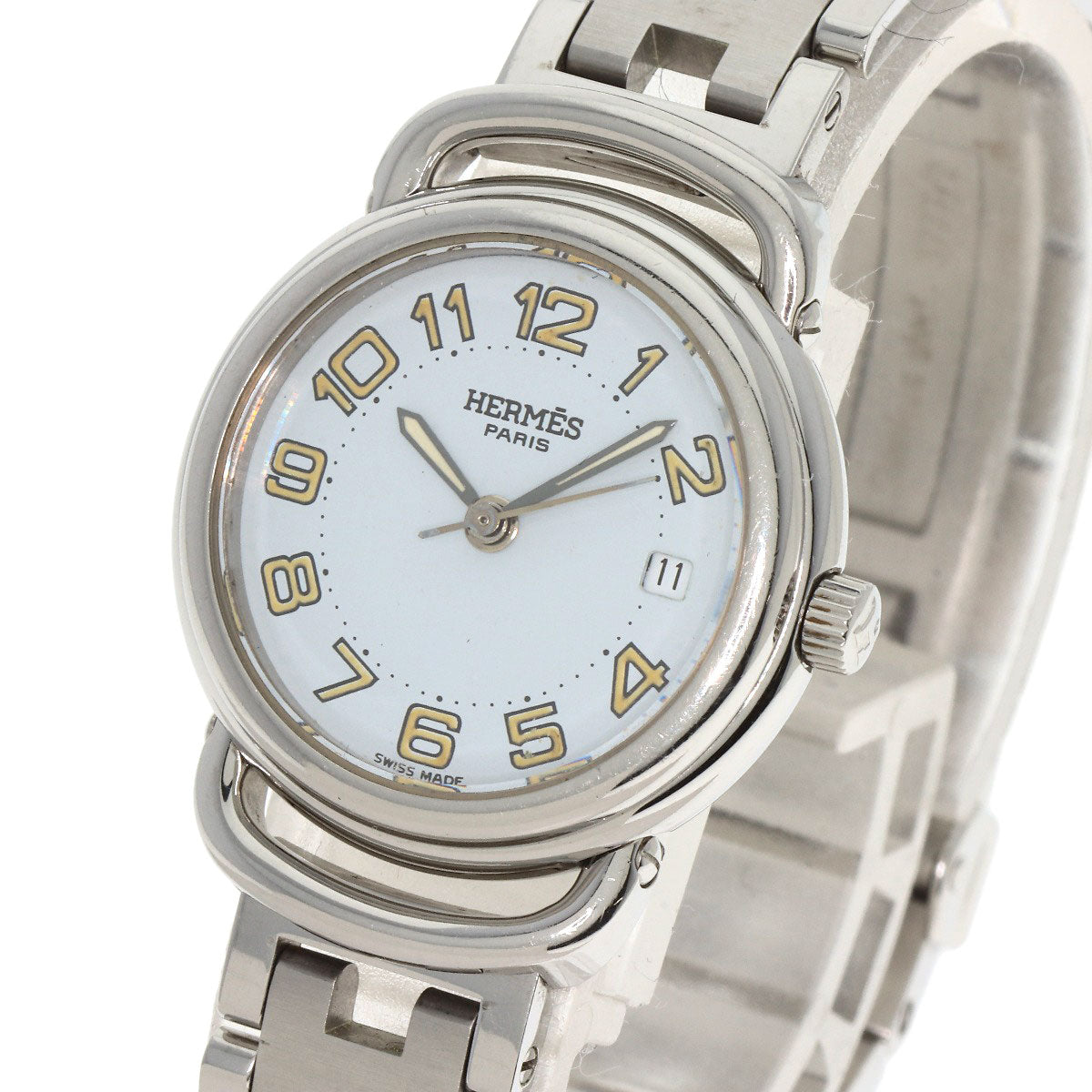 HERMES Pullman Watches PU2.210 Stainless Steel/Stainless Steel Ladies
