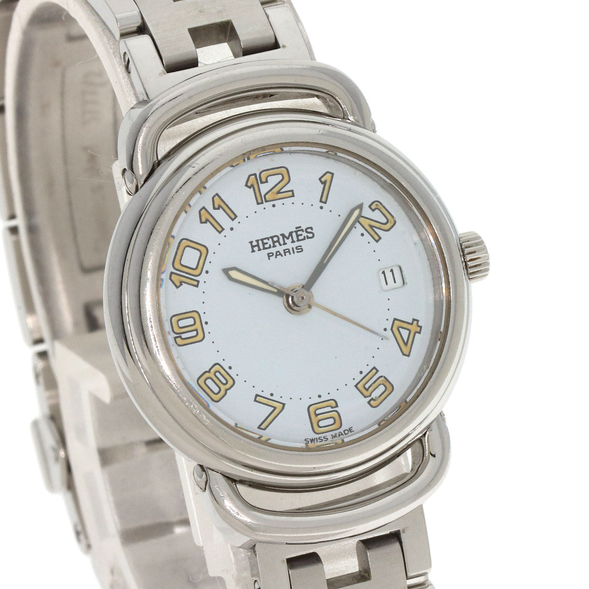 HERMES Pullman Watches PU2.210 Stainless Steel/Stainless Steel Ladies