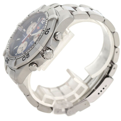 TAG HEUER Aqua Racer Chronograph Watches CAF1112 Stainless Steel/Stainless Steel mens
