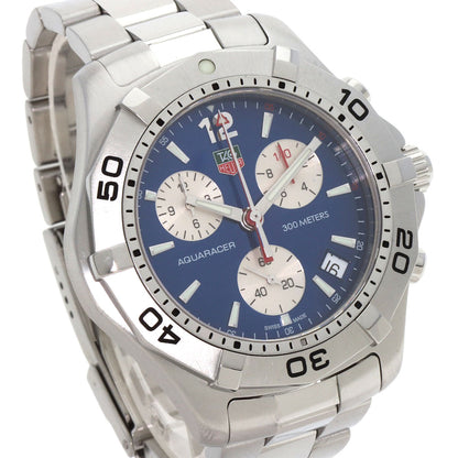 TAG HEUER Aqua Racer Chronograph Watches CAF1112 Stainless Steel/Stainless Steel mens