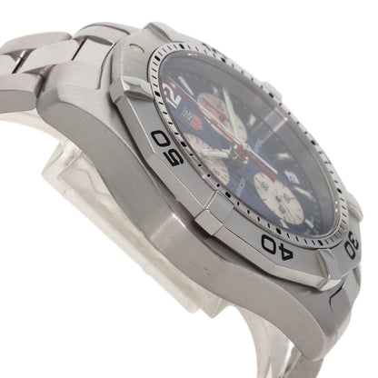 TAG HEUER Aqua Racer Chronograph Watches CAF1112 Stainless Steel/Stainless Steel mens