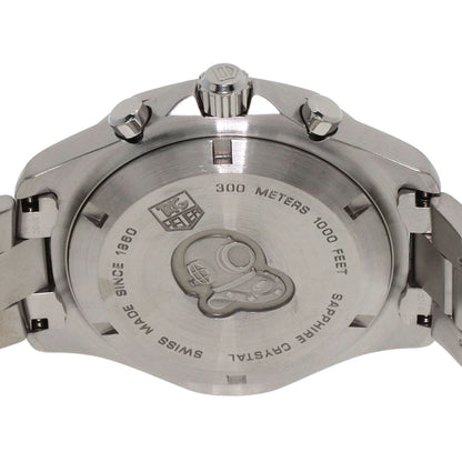 TAG HEUER Aqua Racer Chronograph Watches CAF1112 Stainless Steel/Stainless Steel mens