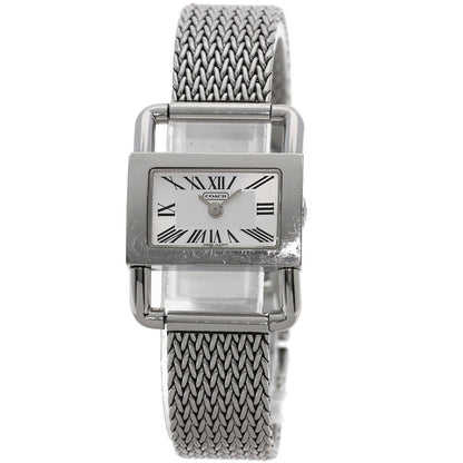 COACH Square face Watches  Stainless Steel/Stainless Steel Ladies