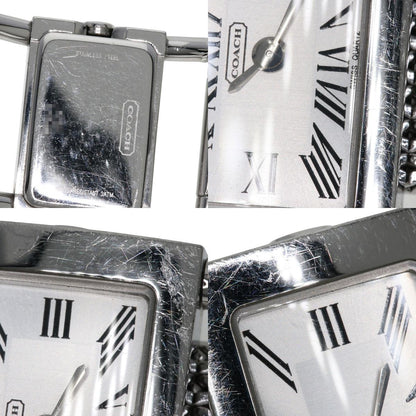 COACH Square face Watches Stainless Steel/Stainless Steel Ladies