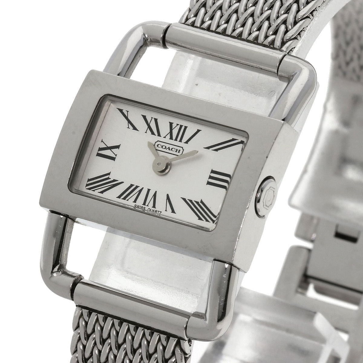 COACH Square face Watches  Stainless Steel/Stainless Steel Ladies