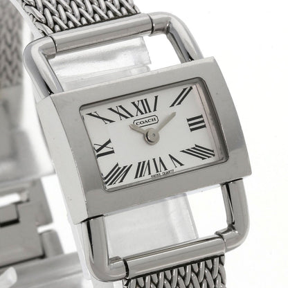 COACH Square face Watches  Stainless Steel/Stainless Steel Ladies