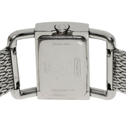 COACH Square face Watches  Stainless Steel/Stainless Steel Ladies