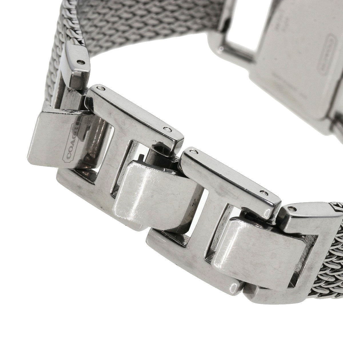 COACH Square face Watches  Stainless Steel/Stainless Steel Ladies