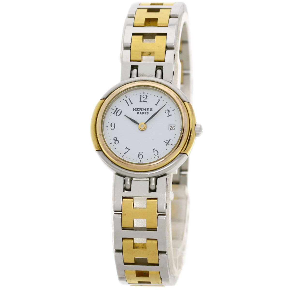 HERMES Windsor Watches Stainless Steel/Two-Tone  Ladies
