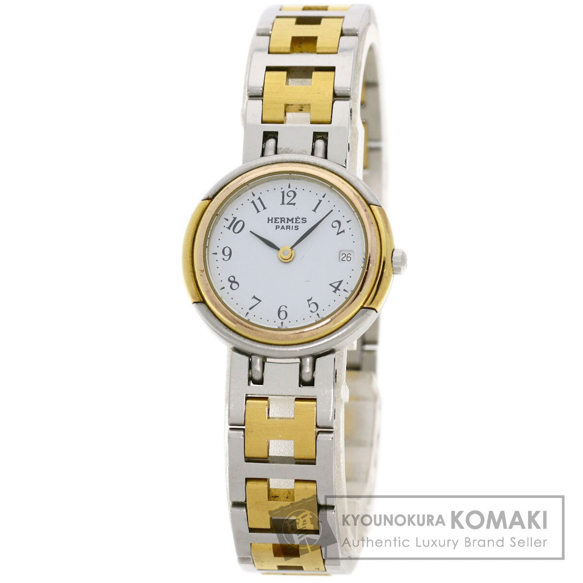 HERMES Windsor Watches Stainless Steel/Two-Tone  Ladies