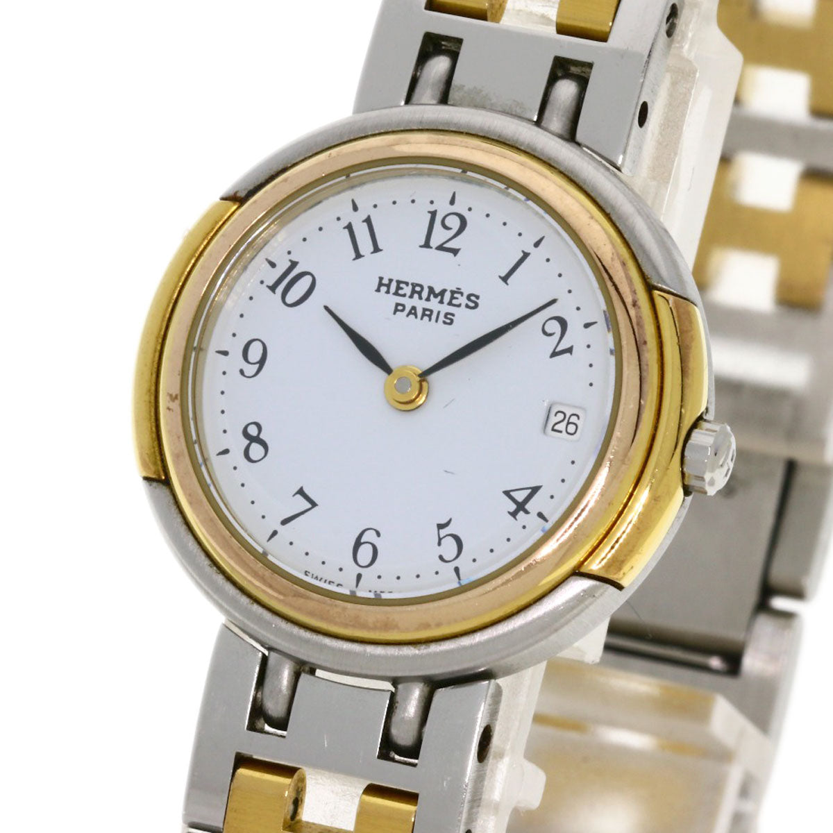 HERMES Windsor Watches Stainless Steel/Two-Tone  Ladies