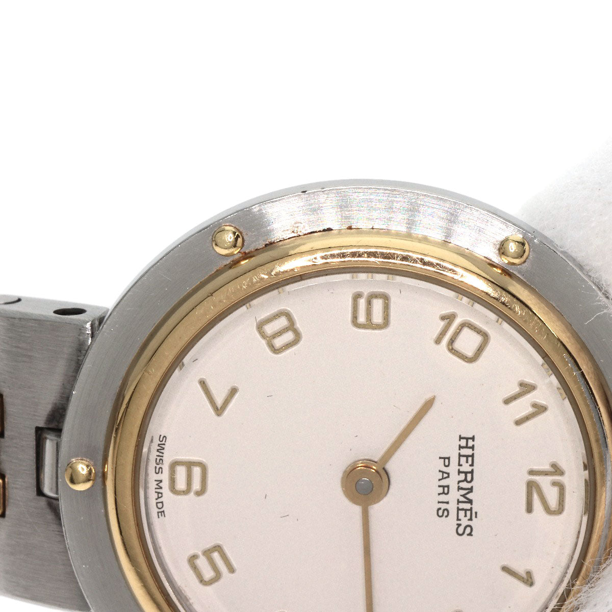 HERMES Olympia Watches Stainless Steel/SSxGP Ladies