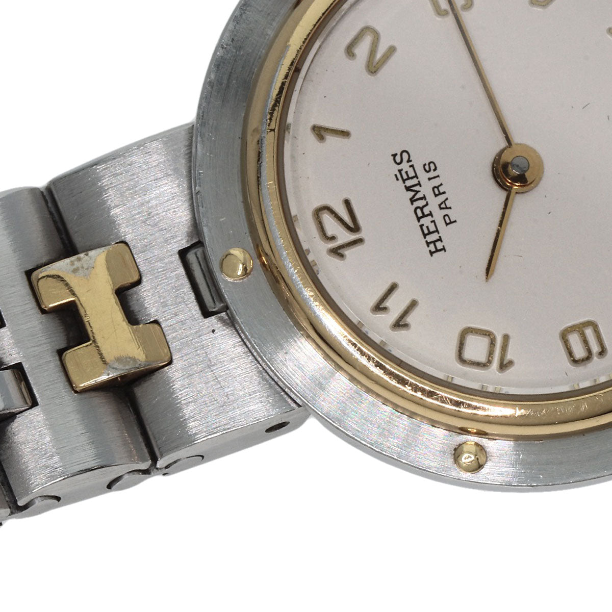 HERMES Olympia Watches Stainless Steel/SSxGP Ladies