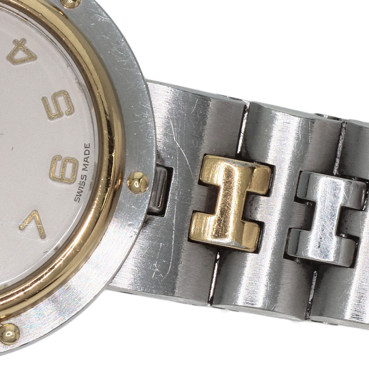HERMES Olympia Watches Stainless Steel/SSxGP Ladies
