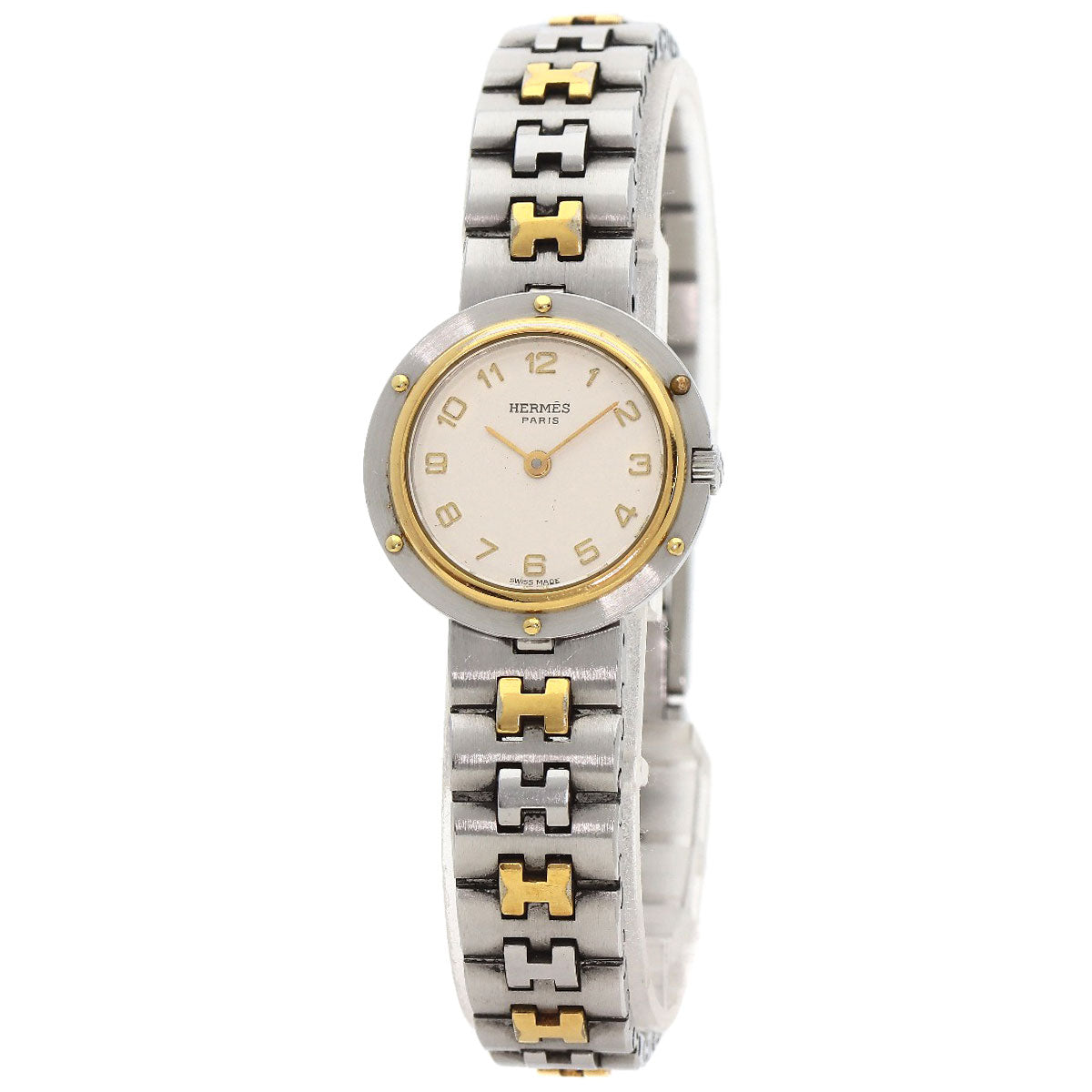 HERMES Olympia Watches Stainless Steel/SSxGP Ladies