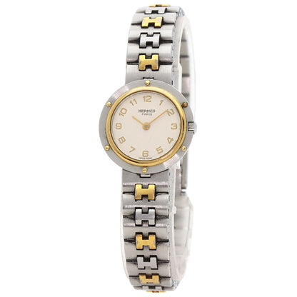 HERMES Olympia Watches Stainless Steel/SSxGP Ladies