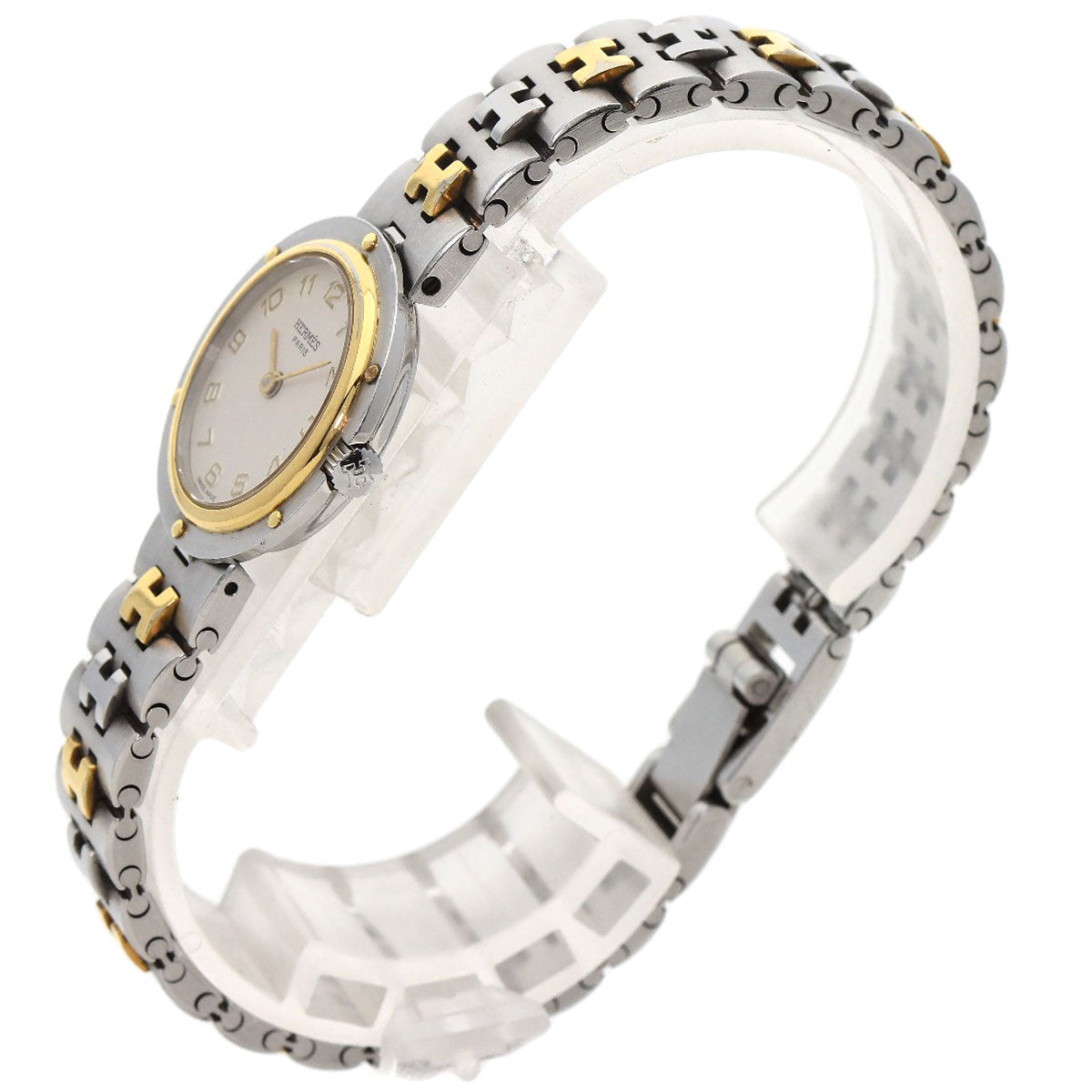 HERMES Olympia Watches Stainless Steel/SSxGP Ladies