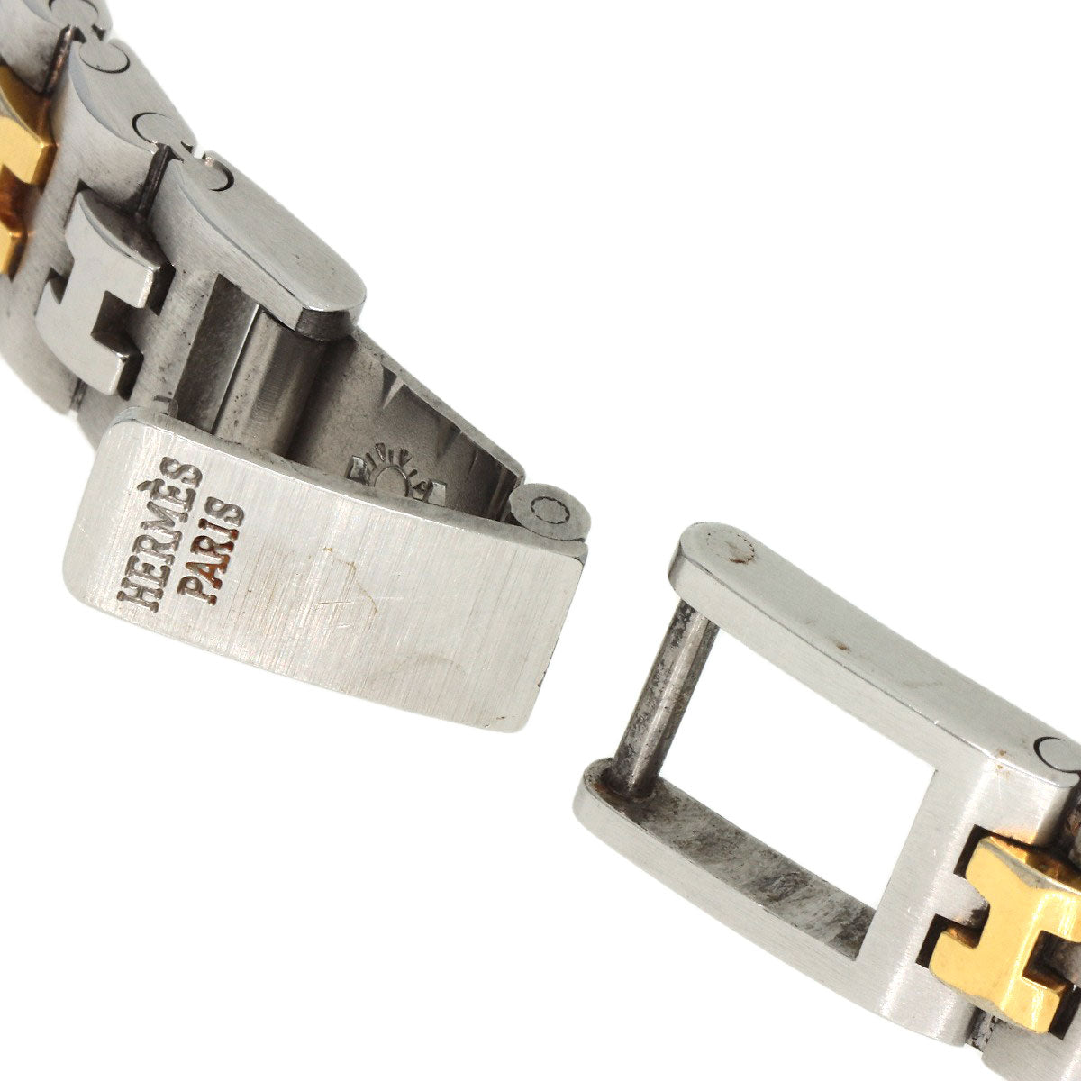 HERMES Olympia Watches Stainless Steel/SSxGP Ladies