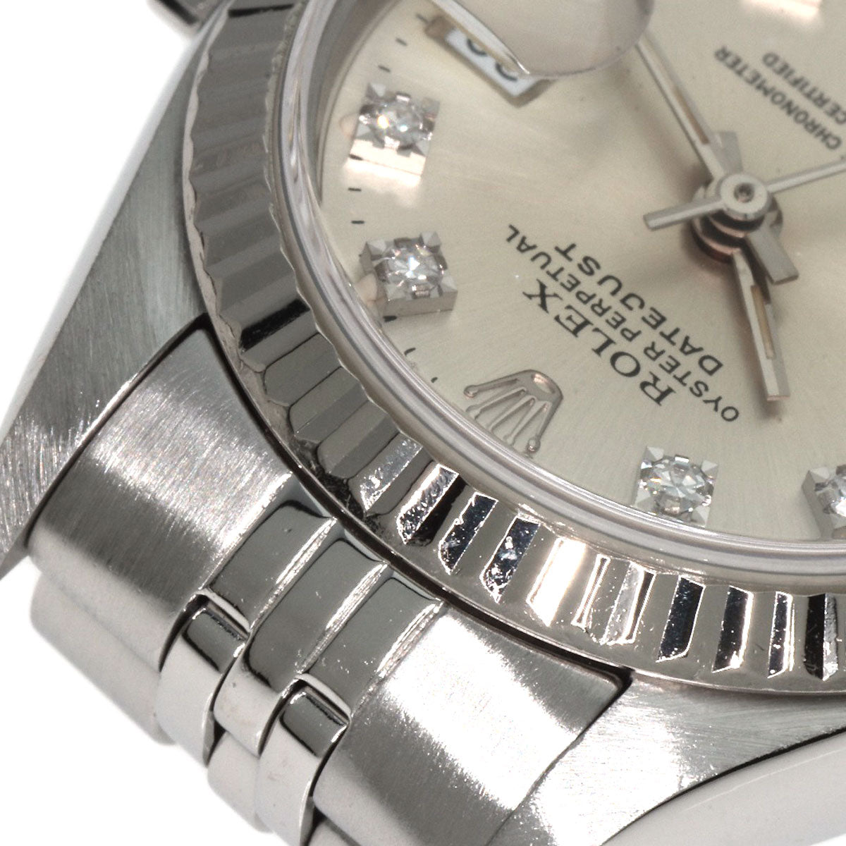 ROLEX DATEJUST 10P Diamond Watches 69174G Stainless Steel/Stainless Steel Ladies