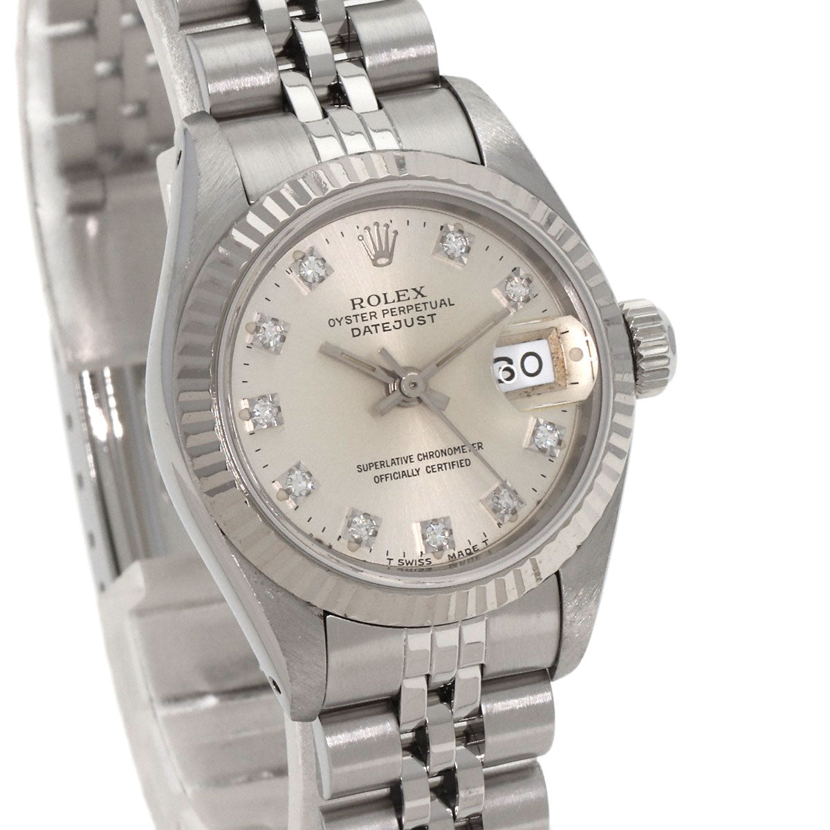 ROLEX DATEJUST 10P Diamond Watches 69174G Stainless Steel/Stainless Steel Ladies